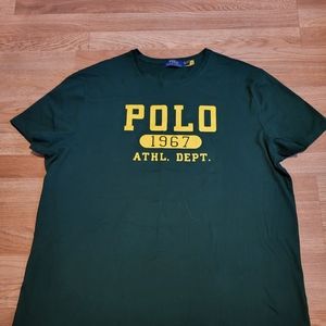 Ralph  lauren  polo Green t- shirt men's 2xl